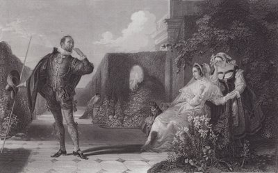 Malvolio, Tizenkettedik éjszaka (metszet) alkotó: Daniel (after) Maclise
