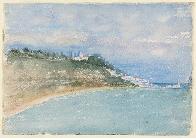 Point West of Algiers, Észak-Afrika, Utazási vázlat, 1896. alkotó: Daniel Burnham