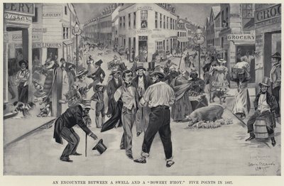 Találkozás a dagadás és a "Bowery B