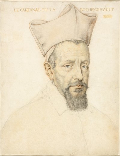 de la Rochefoucauld bíboros mellszobra alkotó: Daniel Dumonstier