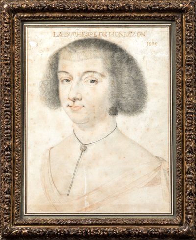 Daniel Dumonstier - Montbazon hercegnő portréja alkotó: Daniel Dumonstier