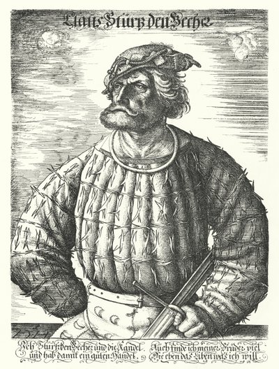Kunz von der Rosen, I. Maximilianus római császár udvari bolondja alkotó: Daniel Hopfer