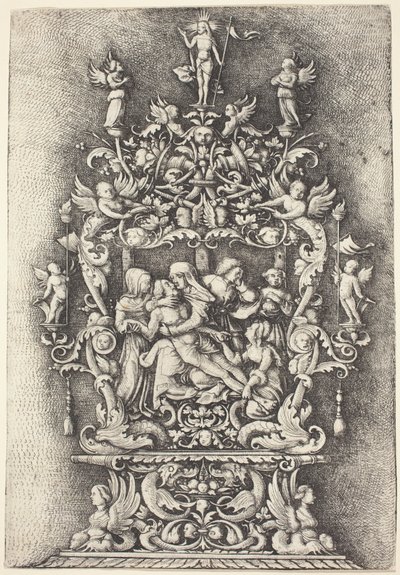 Ereklyetartó Pietával alkotó: Daniel Hopfer