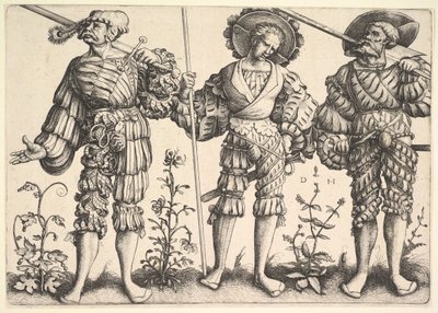Három német katona.n.d. alkotó: Daniel Hopfer