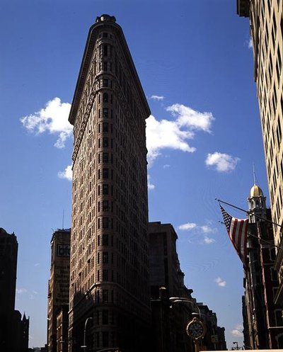 A Flatiron Building, 1902-ben készült el alkotó: Daniel Hudson Burnham