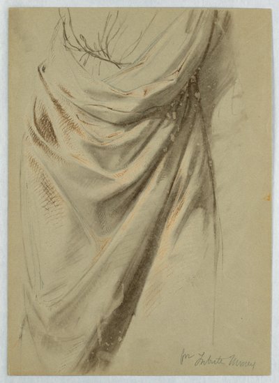 Drapery Study for "Tribute Money" alkotó: Daniel Huntington