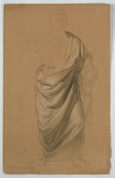 Drapery Study for "Tribute Money" alkotó: Daniel Huntington
