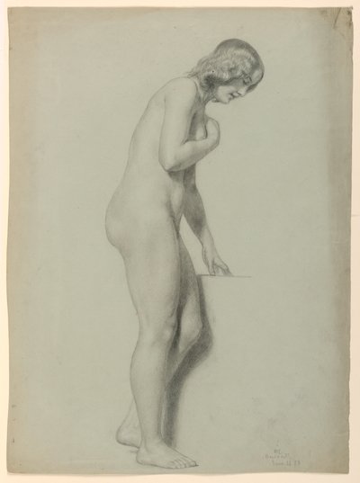 Rajz, Női akt, 1858 alkotó: Daniel Huntington