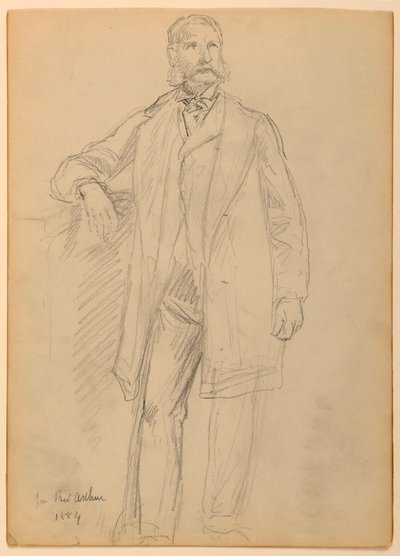 Rajz, Chester A. Arth elnök, 1884 alkotó: Daniel Huntington