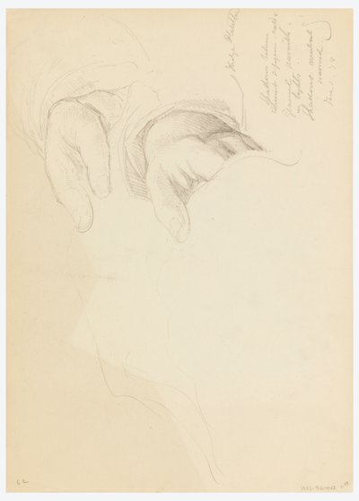 Rajz, Vázlat Bella Worsham portréjához, 1878 alkotó: Daniel Huntington