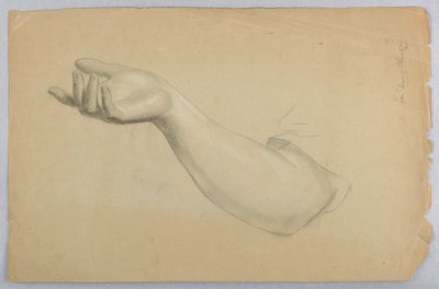 Rajz, Tanulmány az "Egy lecke a jótékonyságról", 1850 alkotó: Daniel Huntington