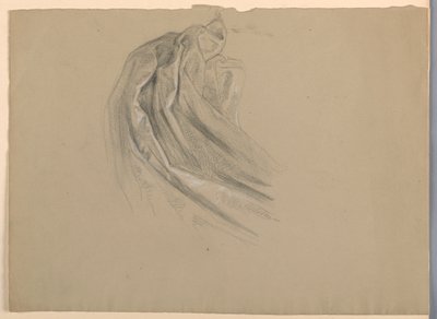 Rajz, Tanulmány "A Magdalen"-hez, D, 1852 alkotó: Daniel Huntington