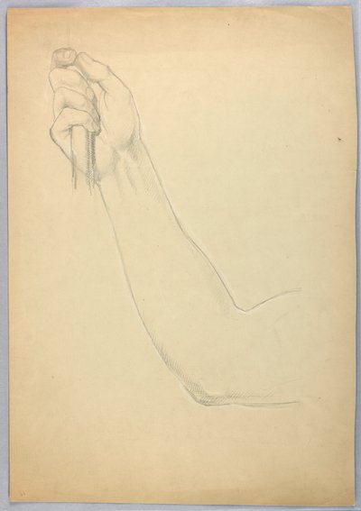 Rajz, tanulmány a "C" duplikátumához, 1850 alkotó: Daniel Huntington