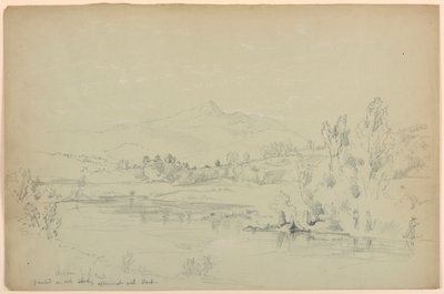 Chocorua hegy, a pataktól alkotó: Daniel Huntington