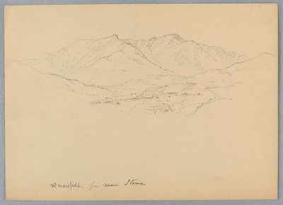 Mt. Mansfield a vermonti Stowe közelében alkotó: Daniel Huntington