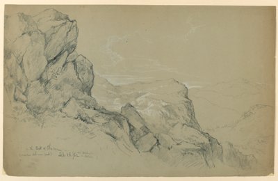 A Chocorua csúcsán alkotó: Daniel Huntington