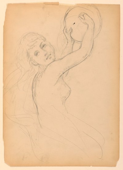 Vázlat egy Bacchante számára alkotó: Daniel Huntington