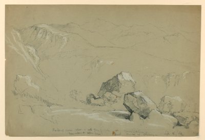 Vázlat a Chocorua-hegyről alkotó: Daniel Huntington