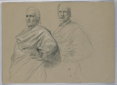 Tanulmány a „Titian Showing alkotó: Daniel Huntington