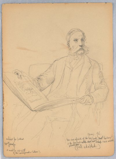 Tanulmány Mr. Morris K. Jesup portréjához, Esq. alkotó: Daniel Huntington