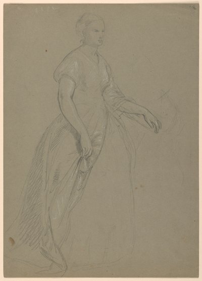 Tanulmány az állandó nőről a „Republikánus Bíróság” számára (Lady Washington fogadásának napja) alkotó: Daniel Huntington