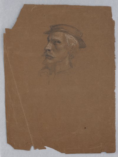 Tanulmány Tizianról a "Titian megmutatja a síremléket V. Károlynak és VII. Kelemennek" alkotó: Daniel Huntington