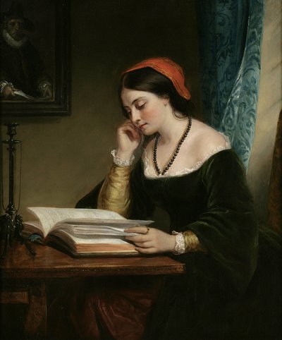 A szép diák, 1858 alkotó: Daniel Huntington