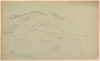 Welch Mountain Waterville-ben és Thornton, New Hampshire, a Sandwich Notch Roadról, Campton alkotó: Daniel Huntington