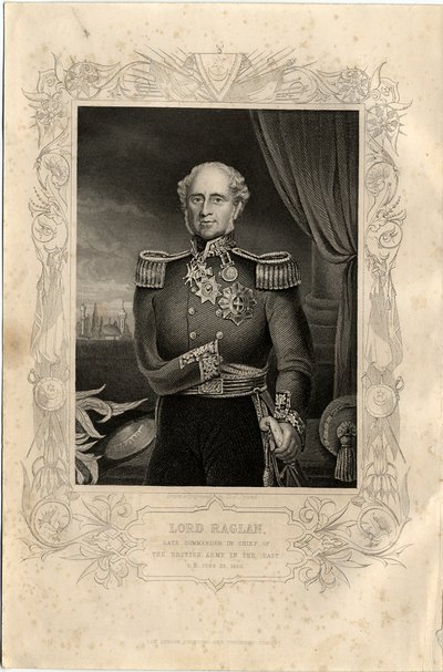 Lord Raglan portréja, 1856 alkotó: Daniel John Pound