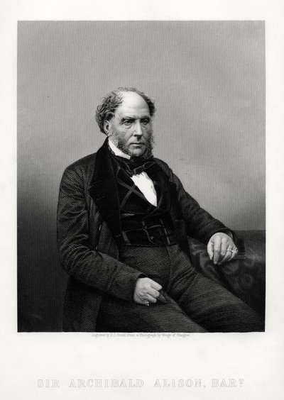 Archibald Alison, skót didaktikus és filozófiai író, 1880 körül alkotó: Daniel John Pound