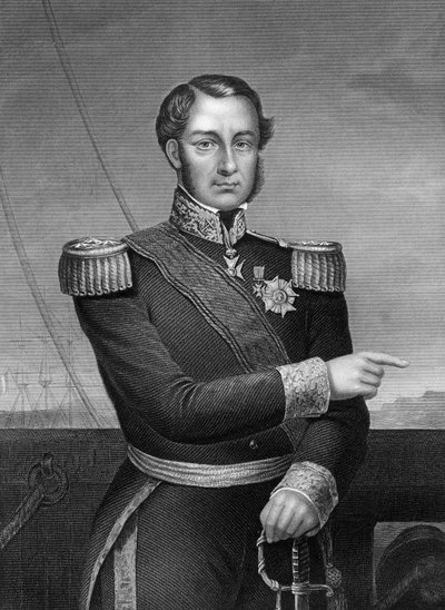 Jacques Felix Emmanuel Hamelin báró 1768-1839, 1857. alkotó: Daniel John Pound