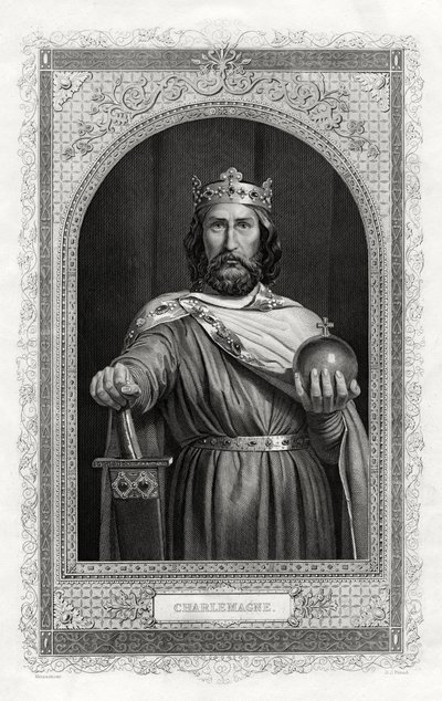Nagy Károly, a frankok királya, 1875 alkotó: Daniel John Pound