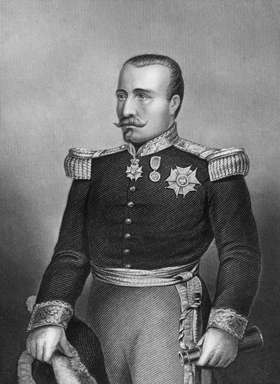 Bosquet tábornok, francia katona, 1857 alkotó: Daniel John Pound