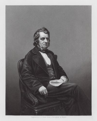 John Arthur Roebuck, brit politikus (metszet) alkotó: Daniel John. Pound
