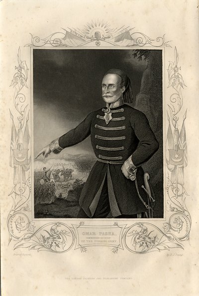 Omar pasa portréja, 1856 alkotó: Daniel John Pound