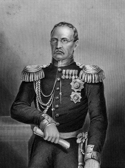 Gortschakoff herceg, orosz katona, 1857 alkotó: Daniel John Pound