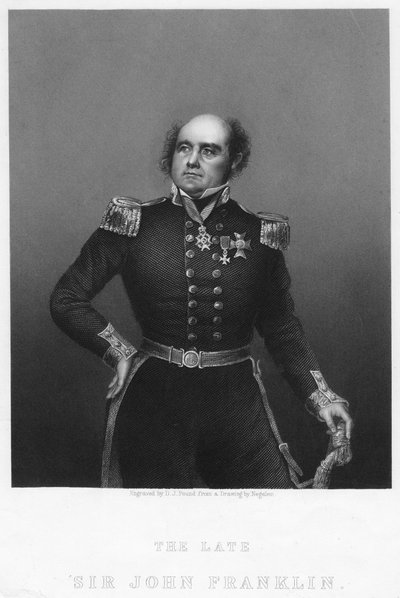 Sir John Franklin, 1860-as évek. alkotó: Daniel John Pound