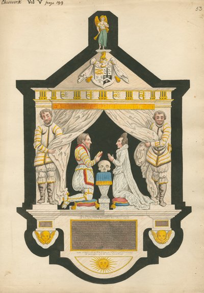 Emlékmű Sir Thomas Chalonernek alkotó: Daniel Lysons