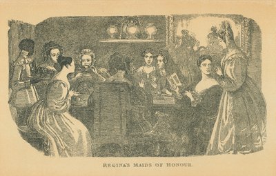 Regina díszleányai alkotó: Daniel Maclise