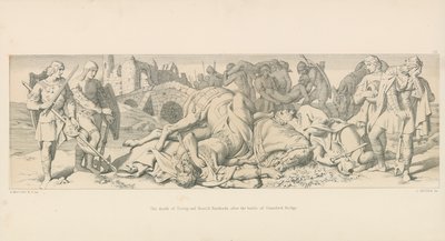 Tostig és Harold Hardrada halála a Stamford Bridge-i csata után alkotó: Daniel Maclise