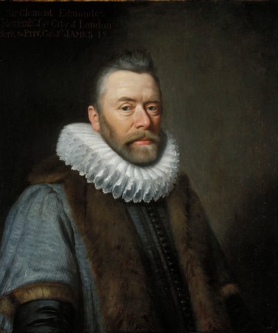 „Sir Clement Edmondes”, 17. század. alkotó: Daniel Mytens