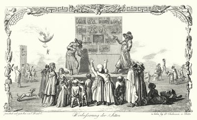 Erkölcsi fejlesztés (metszet) alkotó: Daniel Nikolaus (after) Chodowiecki