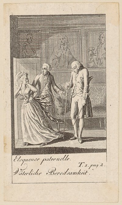 A „Karoline von Lichfield” 2. lapja alkotó: Daniel Nikolaus Chodowiecki