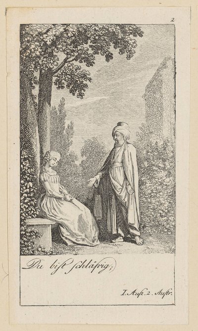 2. tábla Shakespeare "A vihar" című művéhez alkotó: Daniel Nikolaus Chodowiecki