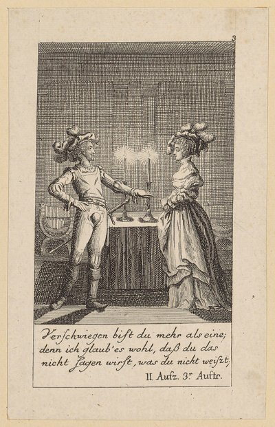 3. lap Shakespeare „IV. Henrik király” című művéhez alkotó: Daniel Nikolaus Chodowiecki