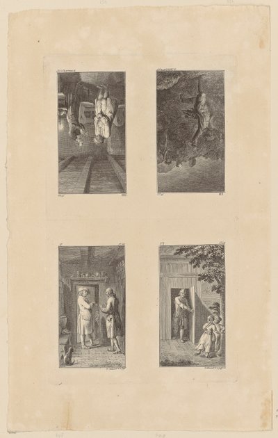 5–8. lap Pestalozzi „Lienhard és Gertrud” című művéhez alkotó: Daniel Nikolaus Chodowiecki