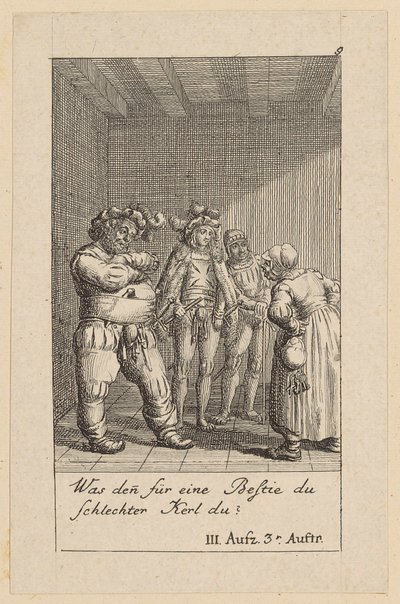 9. lap Shakespeare „IV. Henrik király” című művéhez alkotó: Daniel Nikolaus Chodowiecki