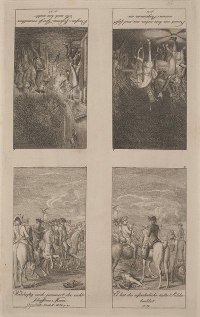 Frigyes király jellemzői (III. rész) alkotó: Daniel Nikolaus Chodowiecki