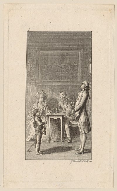 A fiatal Siegfried nevelése alkotó: Daniel Nikolaus Chodowiecki
