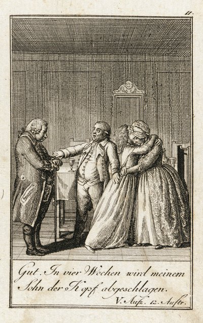 Iffland vadásza alkotó: Daniel Nikolaus Chodowiecki